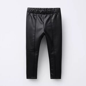 ZARA FAUX LEATHER LEGGINGS